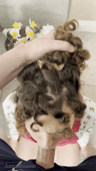 Anna Blossom Face Fuck - Nice Curly Hair Gifs