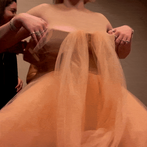 billie bending over for a better view Gifs