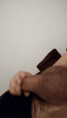 Stroking my strong hard dick with the reverse grip Gifs