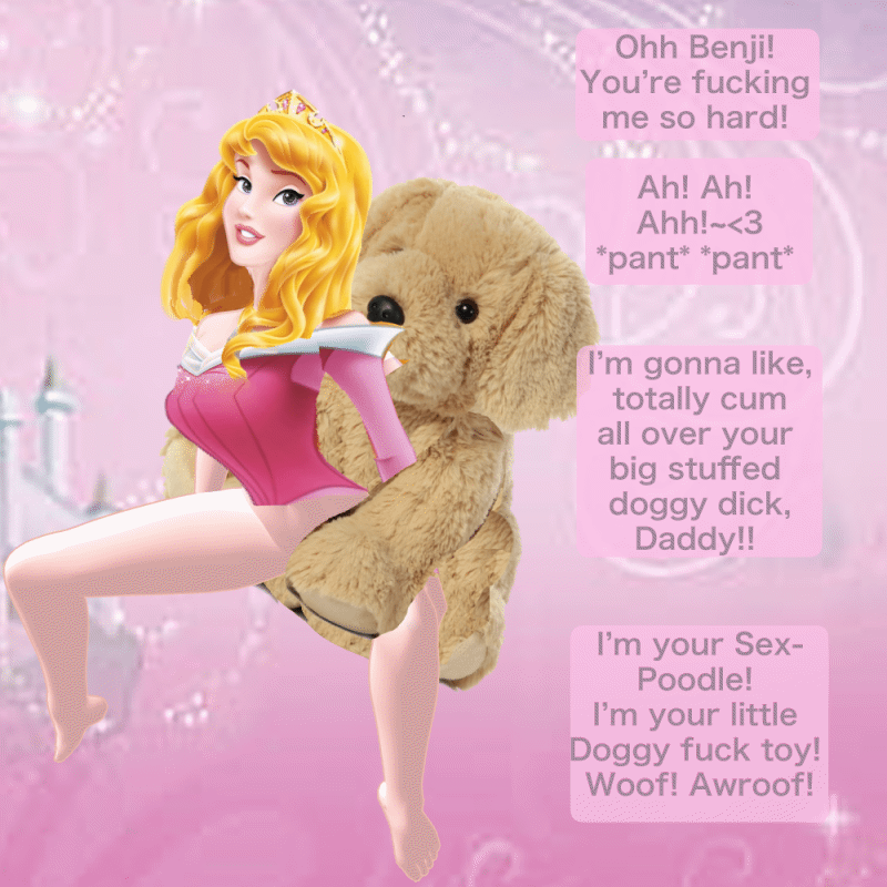 Princess Aurora Rides Benji’s Big Cock Gifs