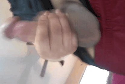 Tugging on my hard dick Gifs