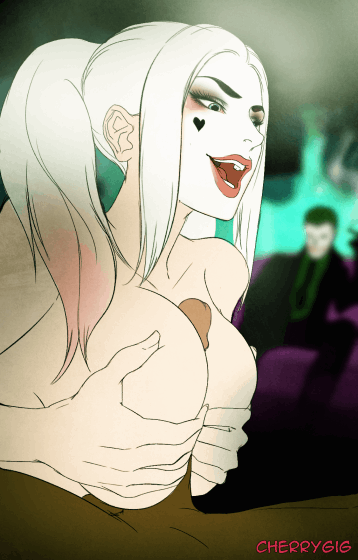 Harley Quinn Titty fuck Gifs