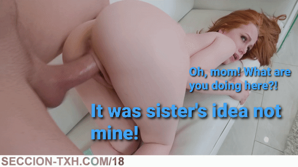 Due to quarantine I was bored, so was my sister, mom went away, we were alone, sister wanted to do this and I didn't oppose, mom came earlie Gifs